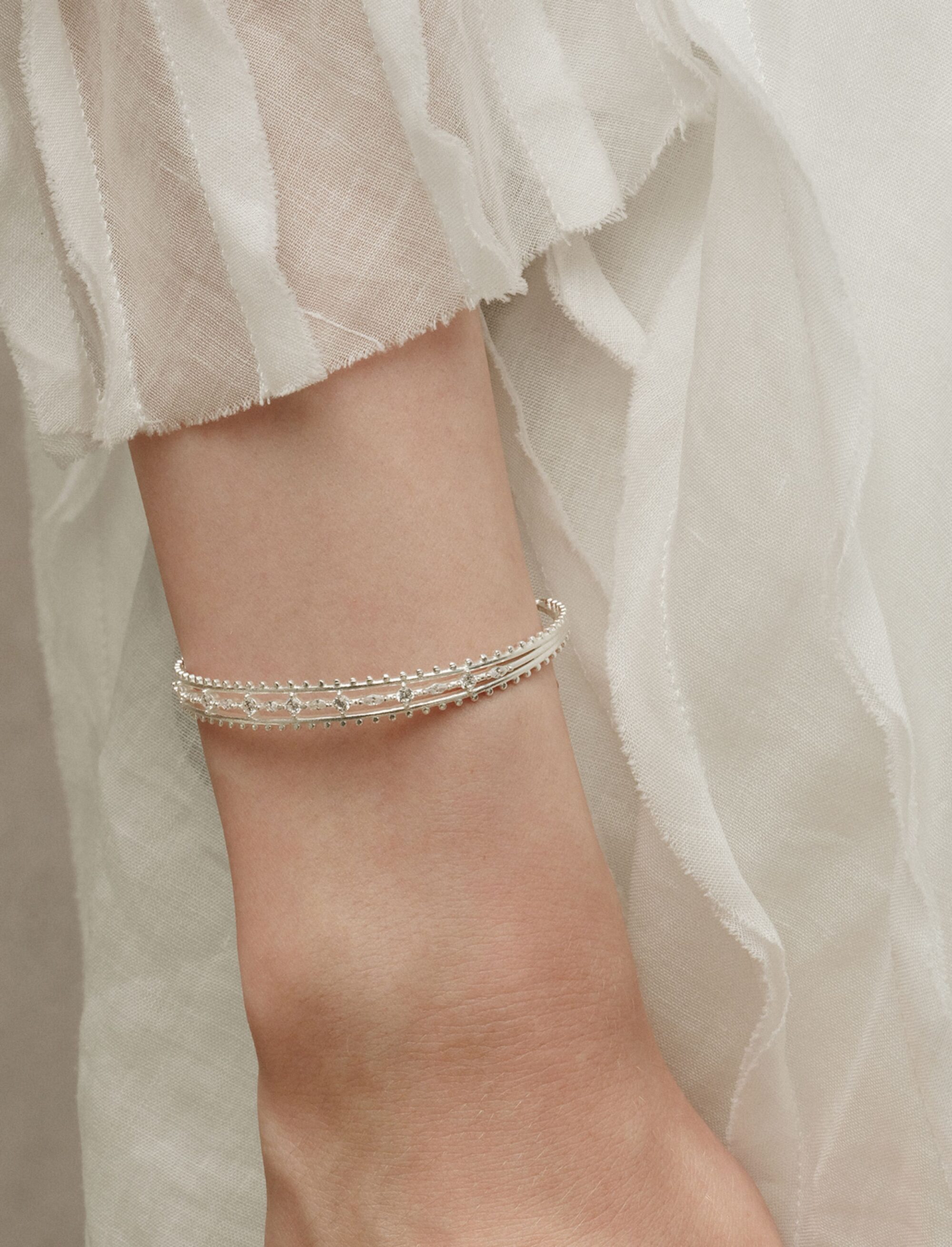 scarlett gold & silver bangle